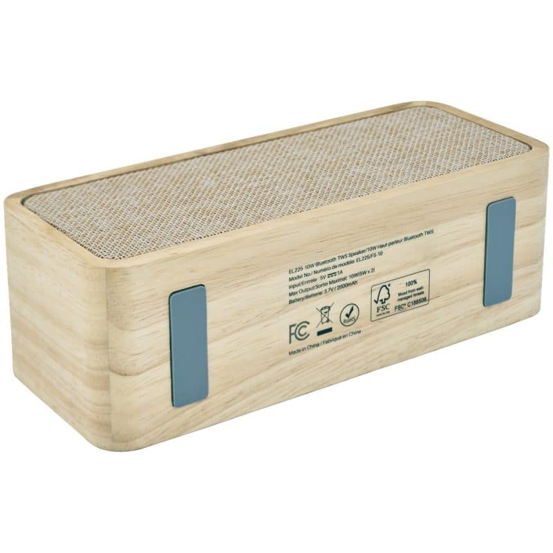 Urban Peak 10W TWS FSC Wood Wireless Speaker - 3